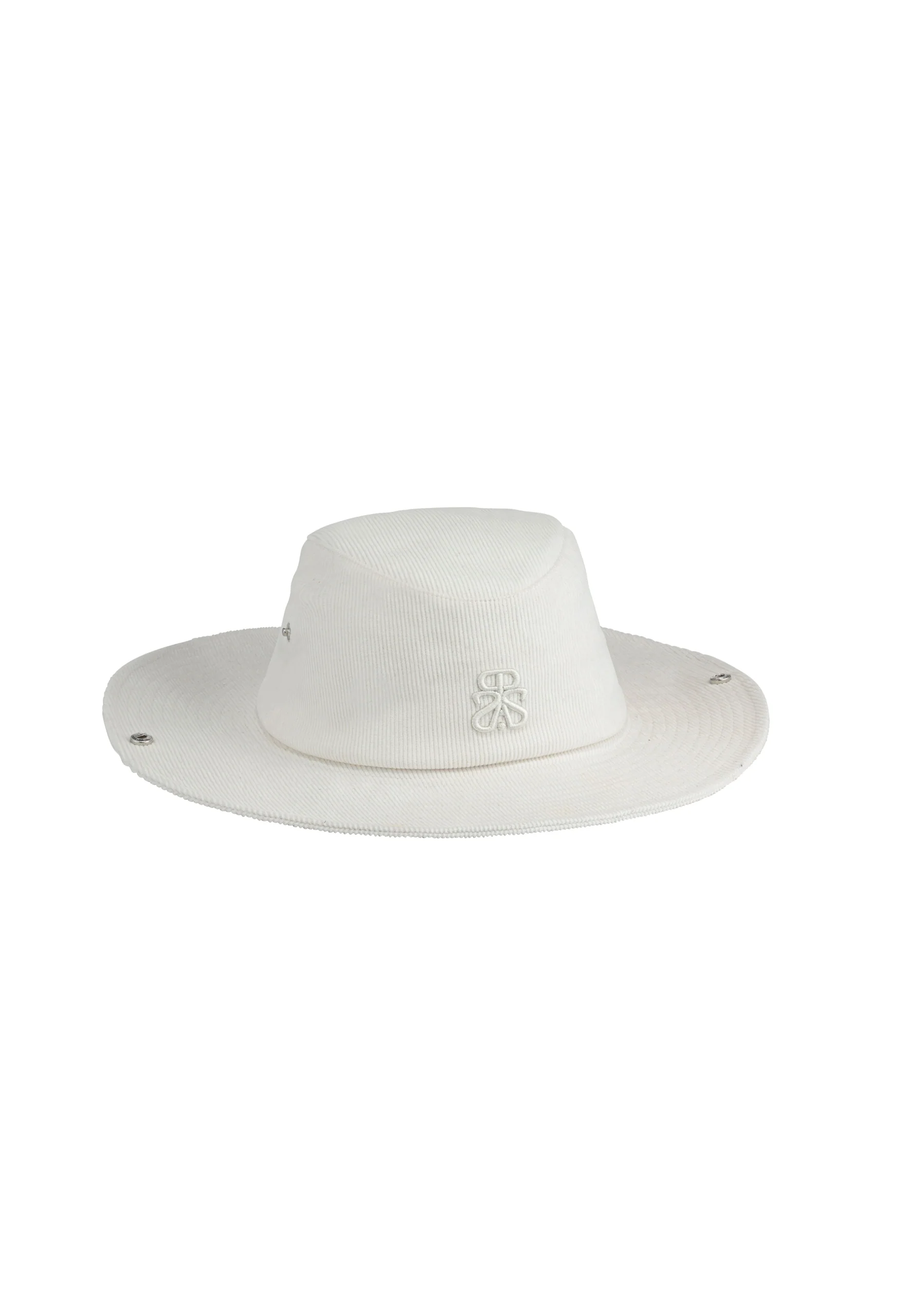 HAT - WHITE CORDUROY - Image 2