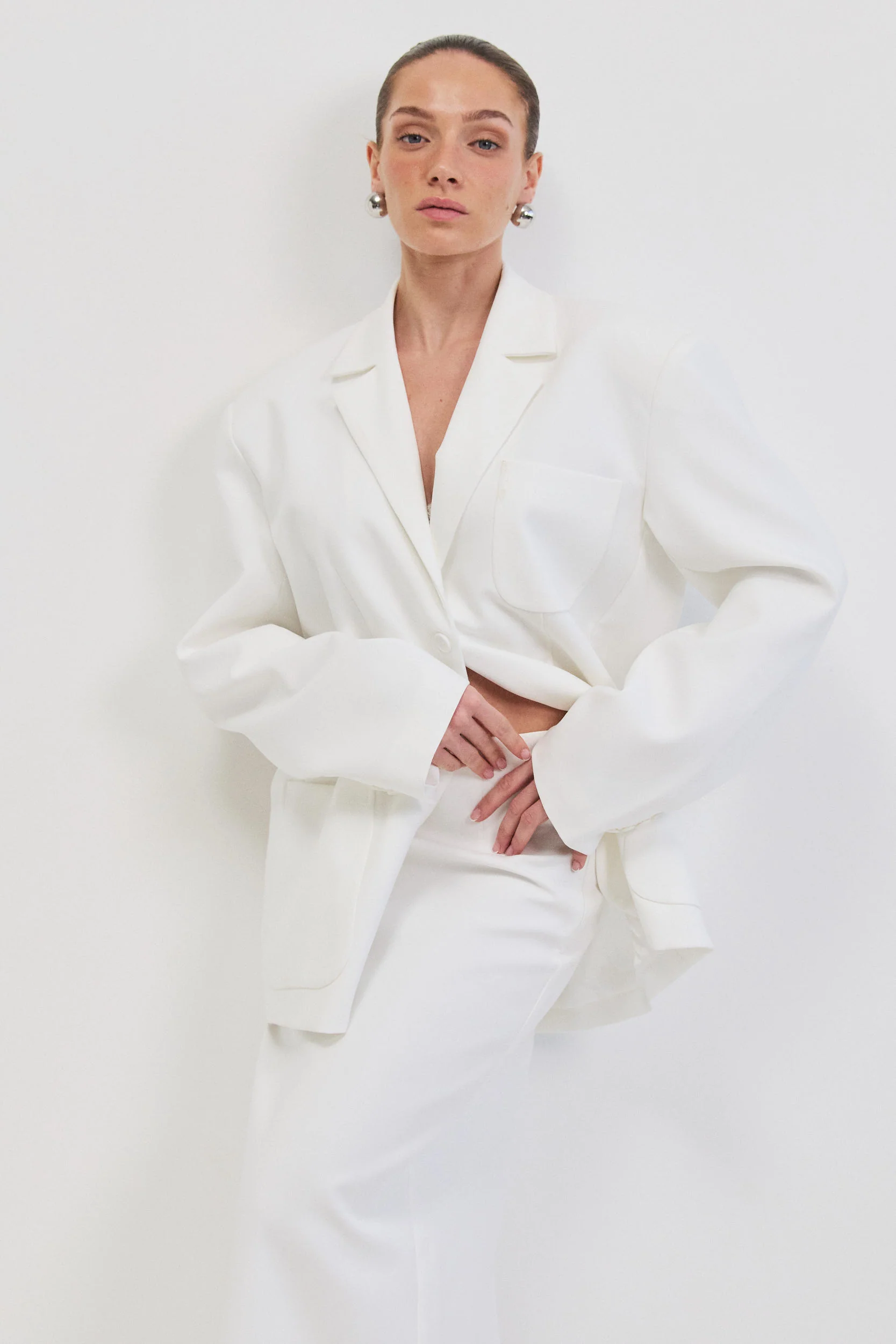 MEALNIE BLAZER - WHITE - Image 3