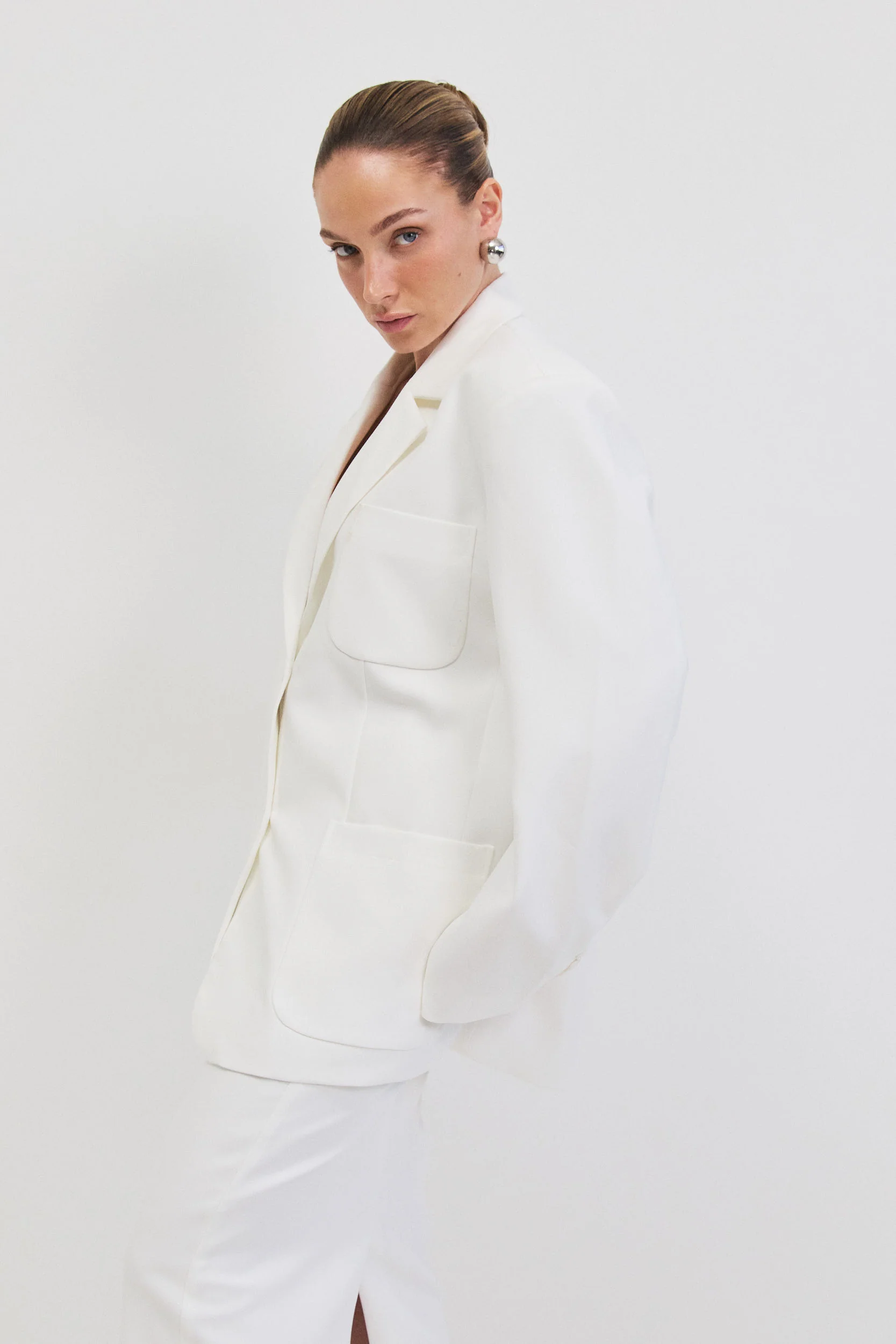MEALNIE BLAZER - WHITE - Image 4