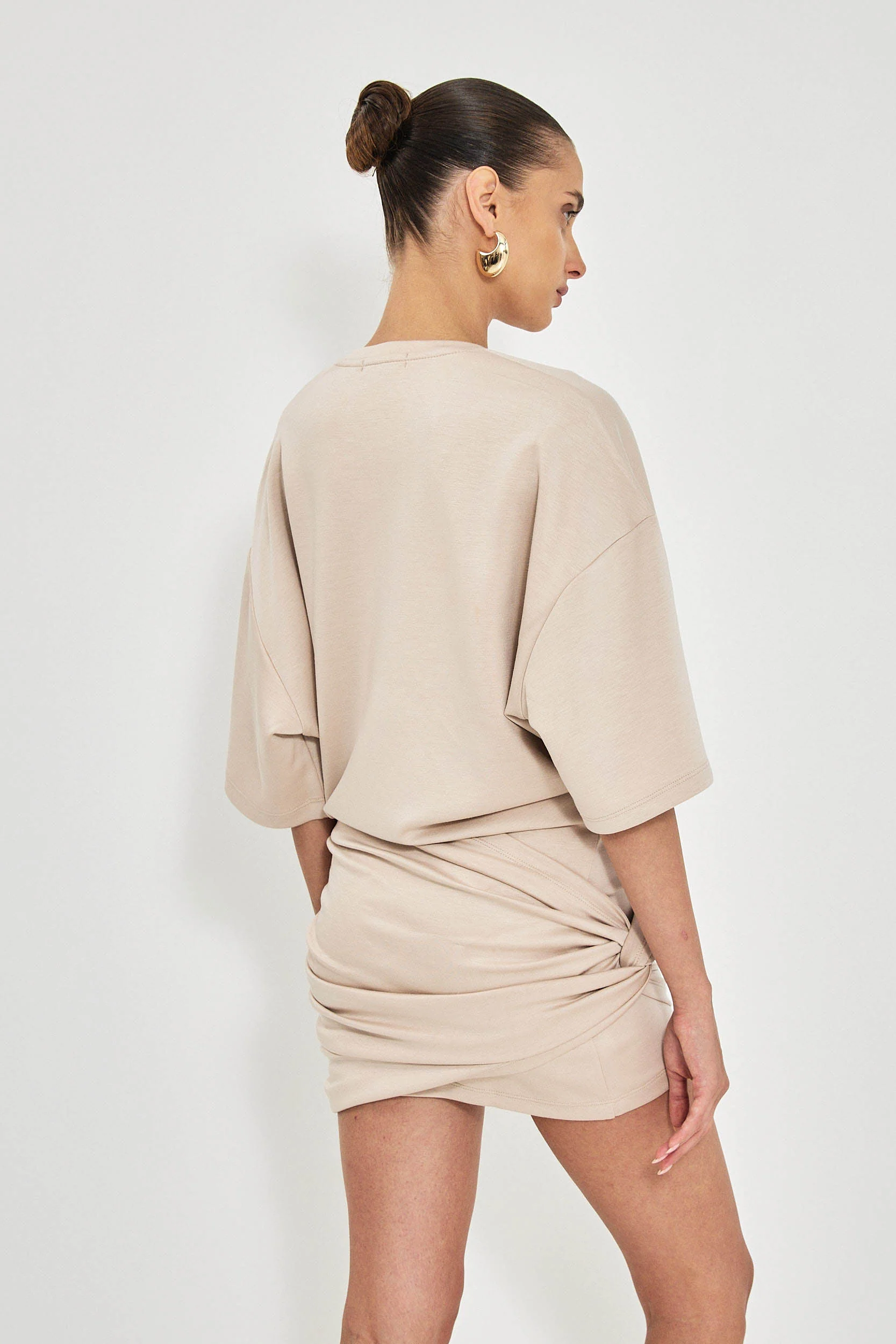NINA SHORT DRESS - IVORY - Image 4