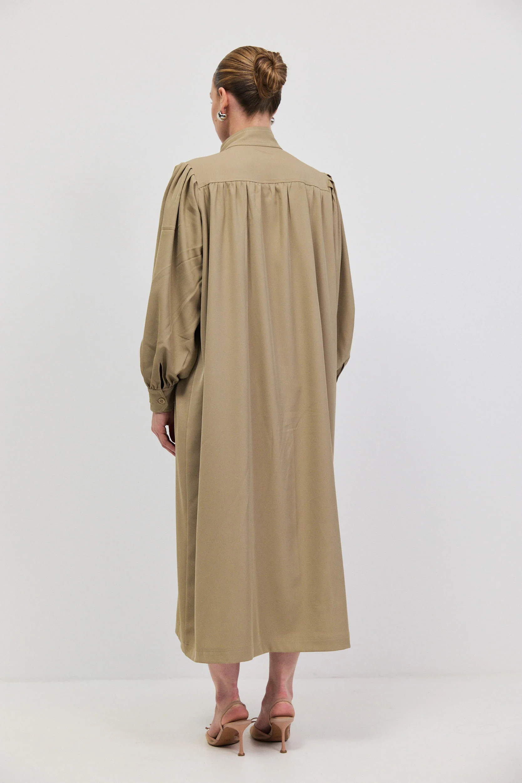 OLIVIA JACKET DRESS - BEIGE - Image 2