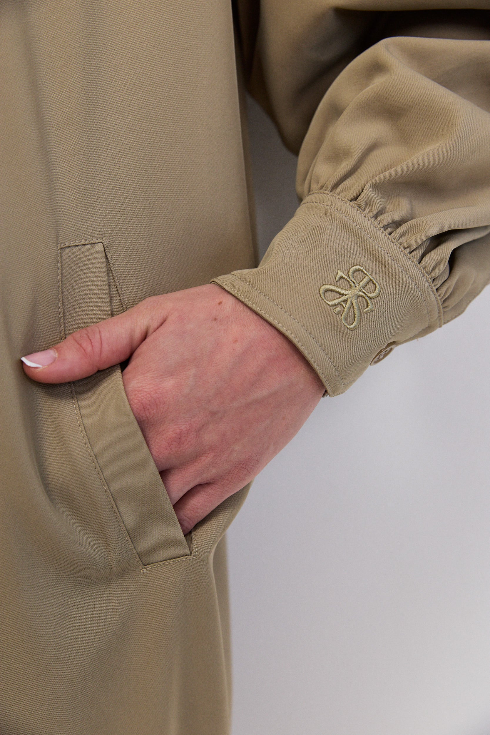 OLIVIA JACKET DRESS - BEIGE - Image 4