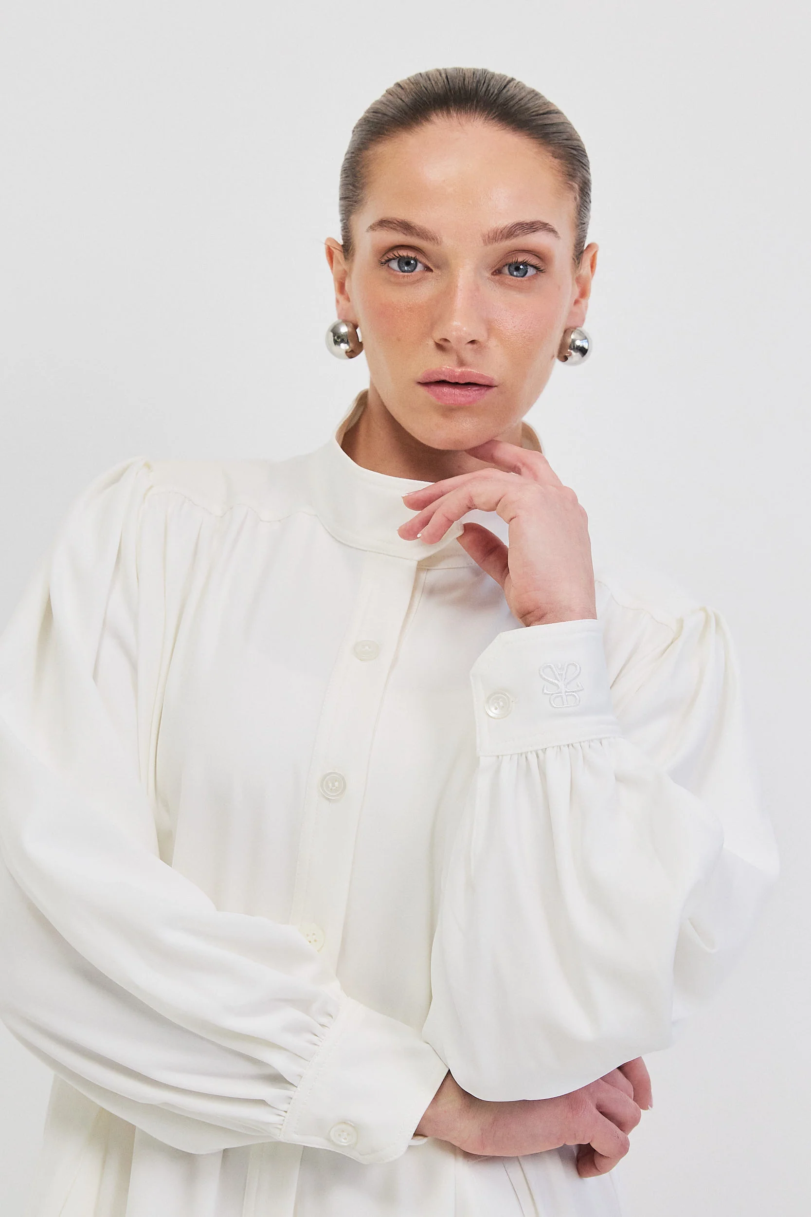 OLIVIA JACKET DRESS - WHITE - Image 5