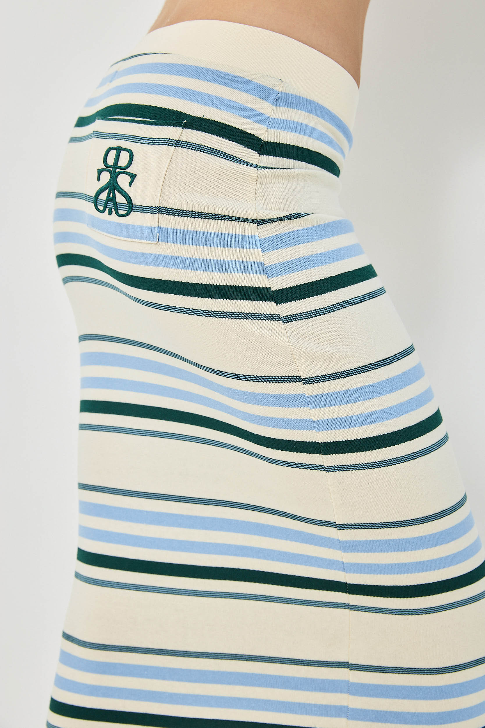 SANDY LONG SKIRT - SKY - Image 2