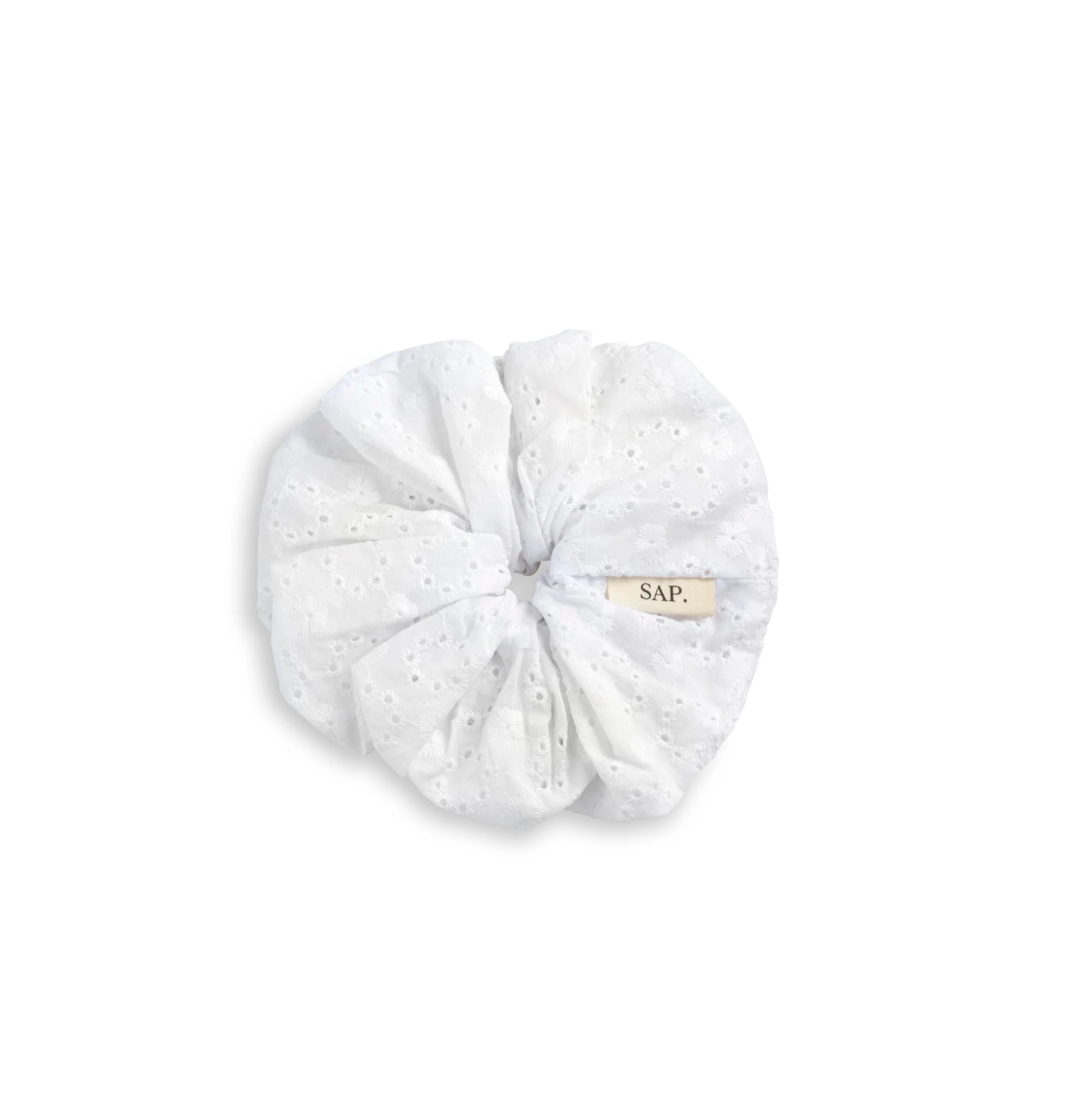 SCRUNCHIE - WHITE LACE