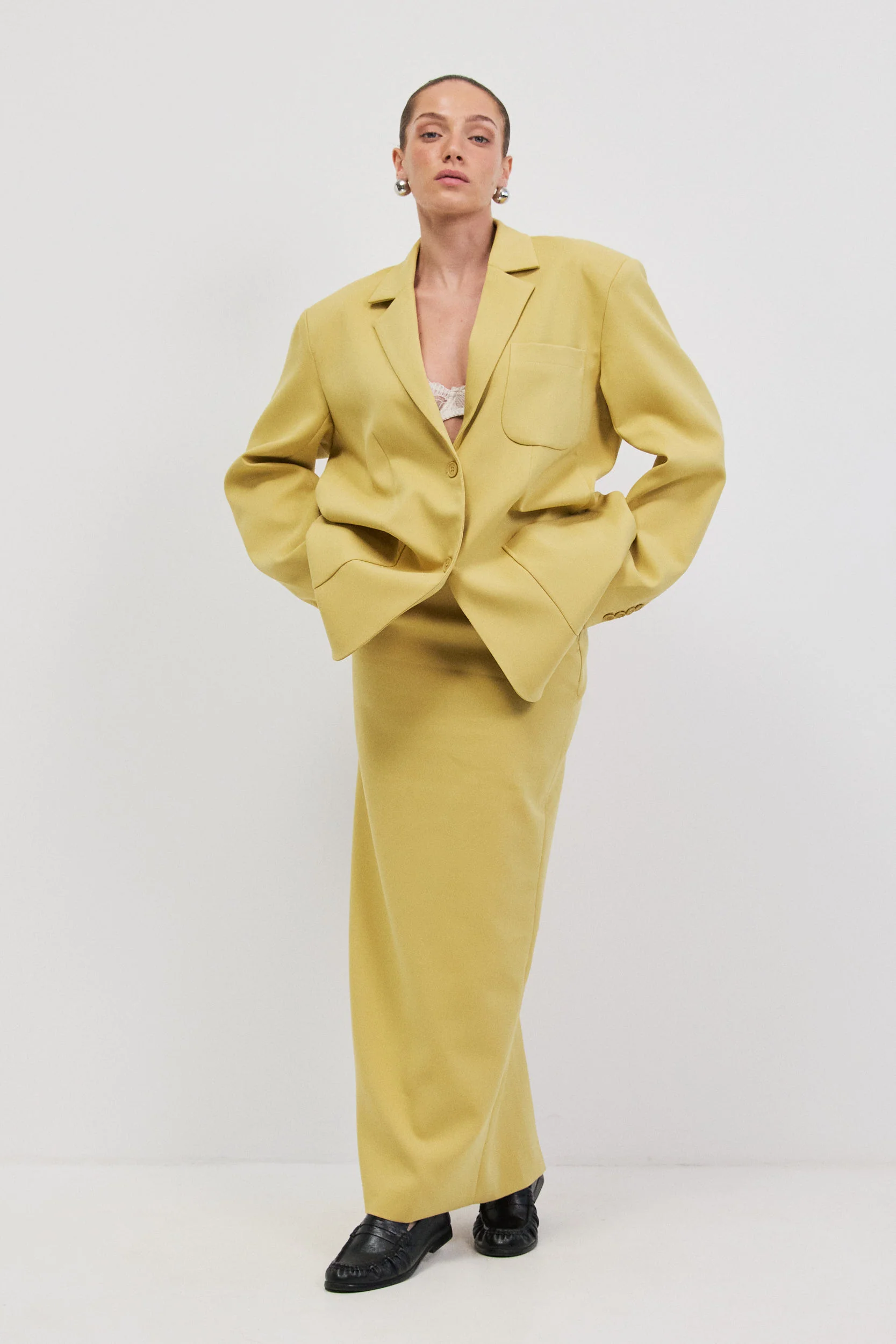 THERESA SKIRT - MUSTARD - Image 2