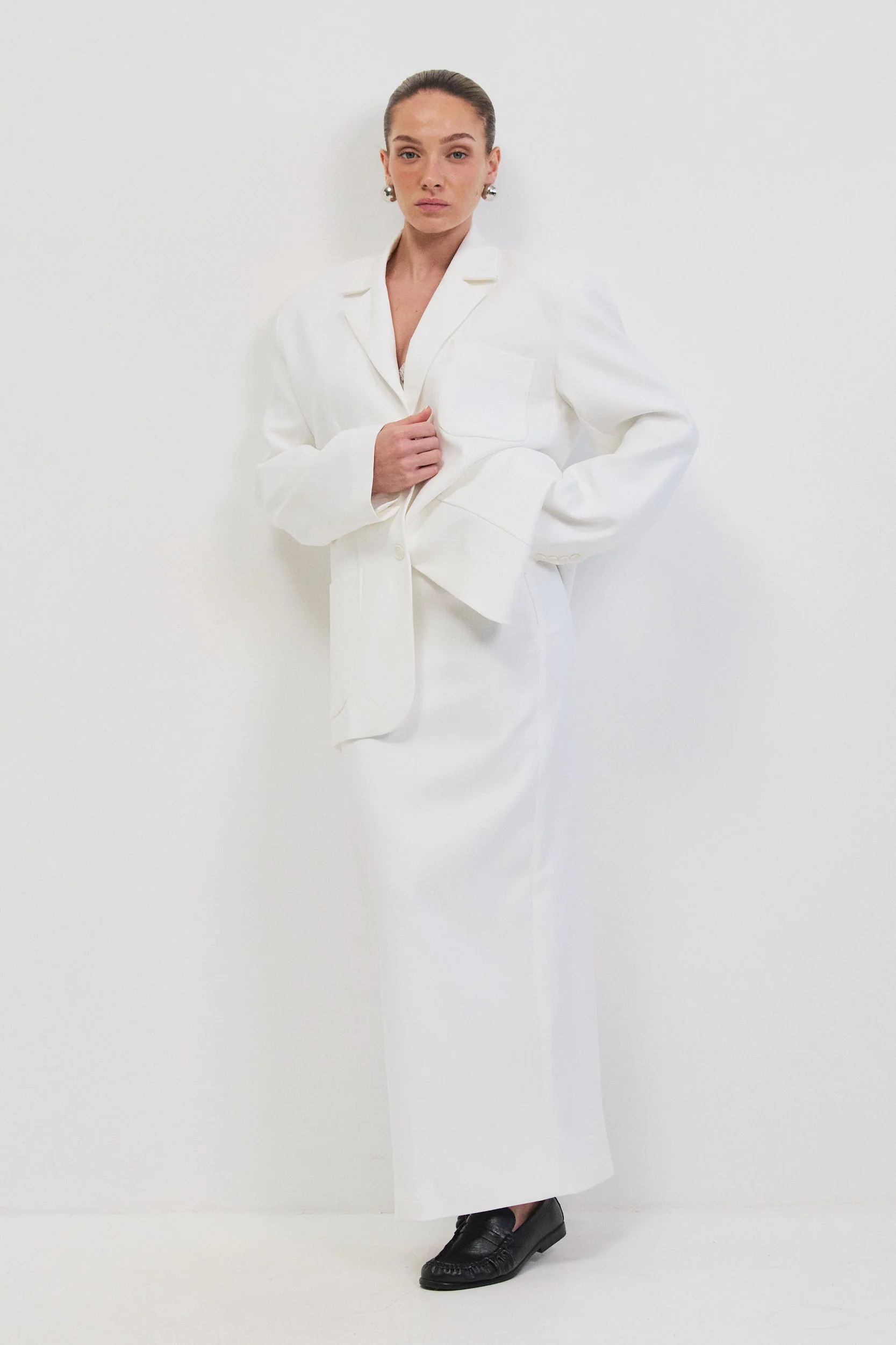 THERESA SKIRT - WHITE - Image 4